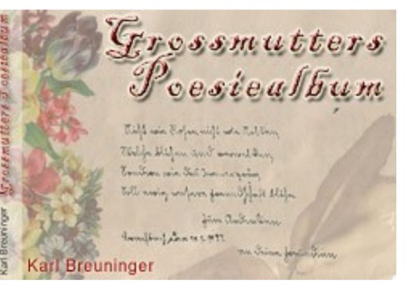 Cover von Grossmutters Poesiealbum