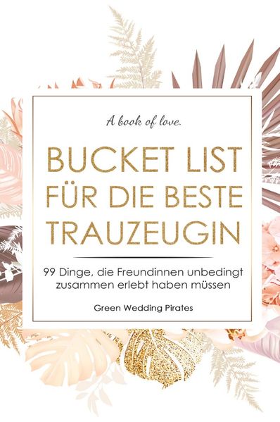 Cover von Bucket List für die beste Trauzeugin