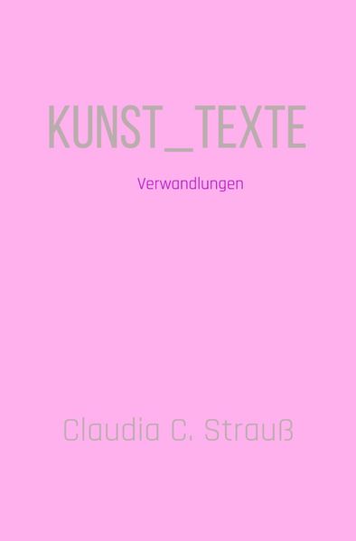 Cover von Kunst_Texte