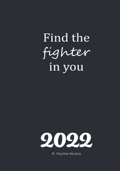 Cover von Kalender 2022 – Ringbuch – schwarz – fighter
