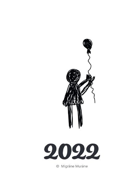 Cover von Kalender 2022 – Ringbuch – weiß – Luftballon