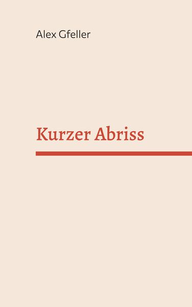 Cover von Kurzer Abriss