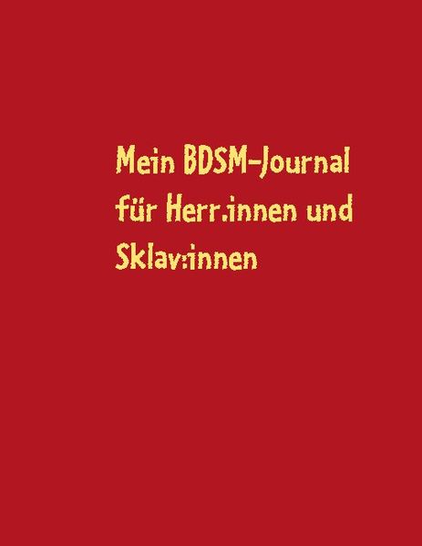Cover von Mein BDSM-Journal