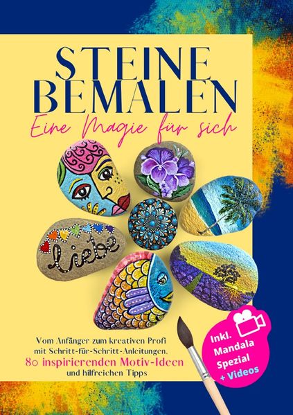 Cover von Steine bemalen – eine Magie für sich