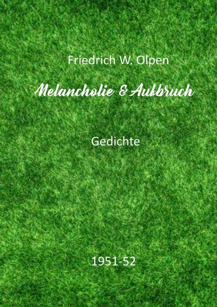 Cover von Melancholie & Aufbruch