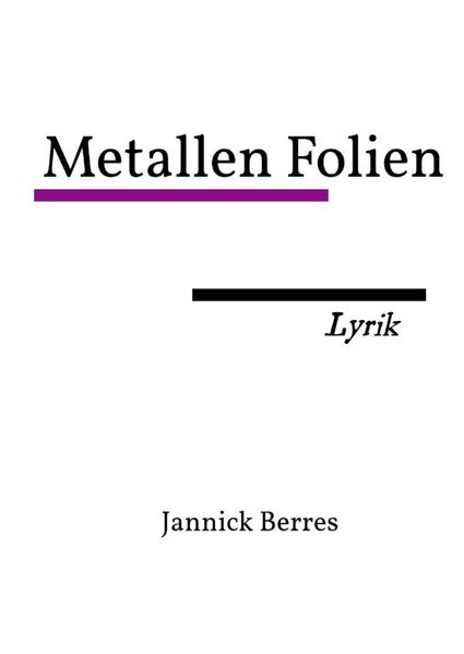 Cover von Metallen Folien