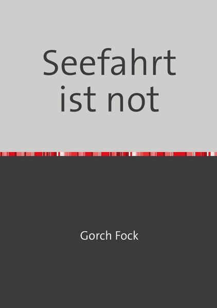 Cover von Seefahrt ist not
