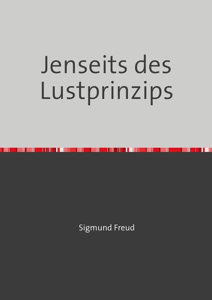 Cover von Jenseits des Lustprinzips