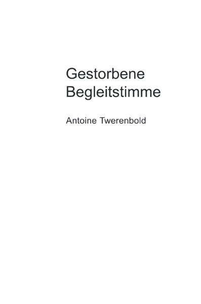 Cover von Gestorbene Begleitstimme