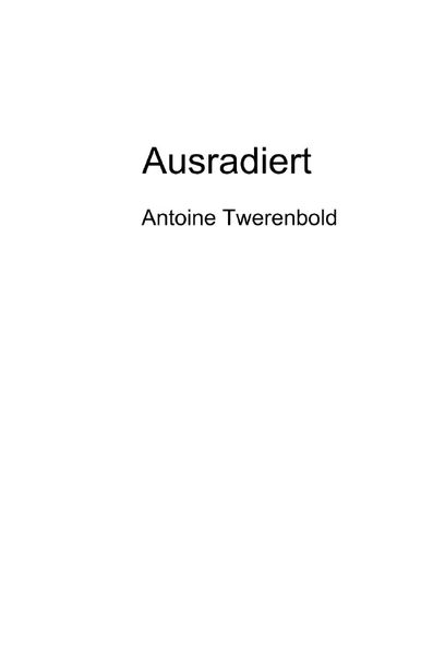 Cover von Ausradiert