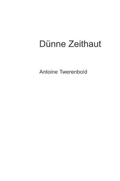 Cover von Dünne Zeithaut