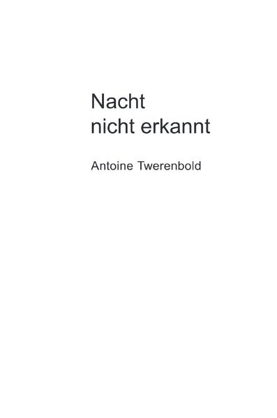 Cover von Nacht nicht erkannt