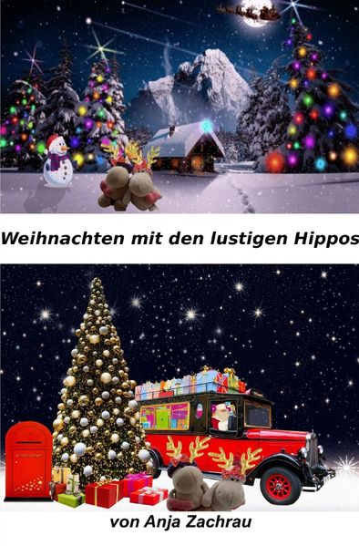 Cover von Weihnachten mit den lustigen Hippos