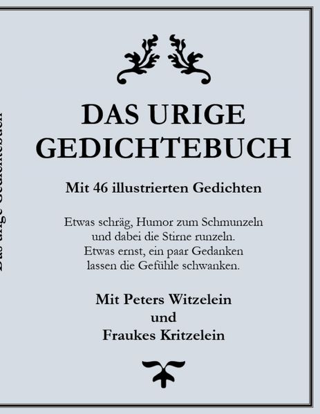 Cover von Das urige Gedichtebuch