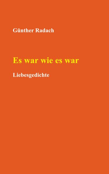 Cover von Es war wie es war