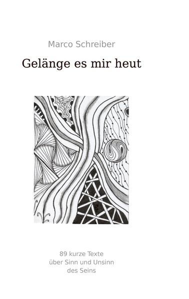 Cover von Gelänge es mir heut