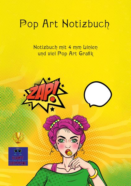 Cover von Pop Art Notizbuch