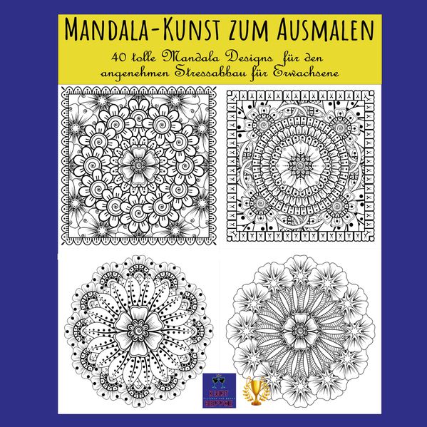 Cover von Mandala-Kunst zum Ausmalen