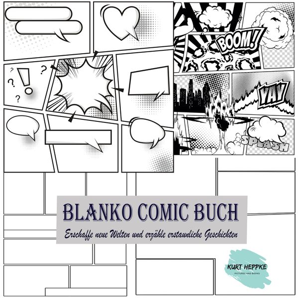 Cover von Blanko Comic Buch