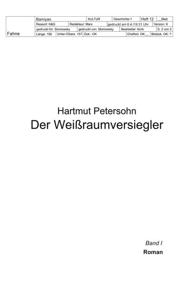 Cover von Der Weißraumversiegler