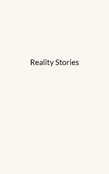 Cover von Reality Stories