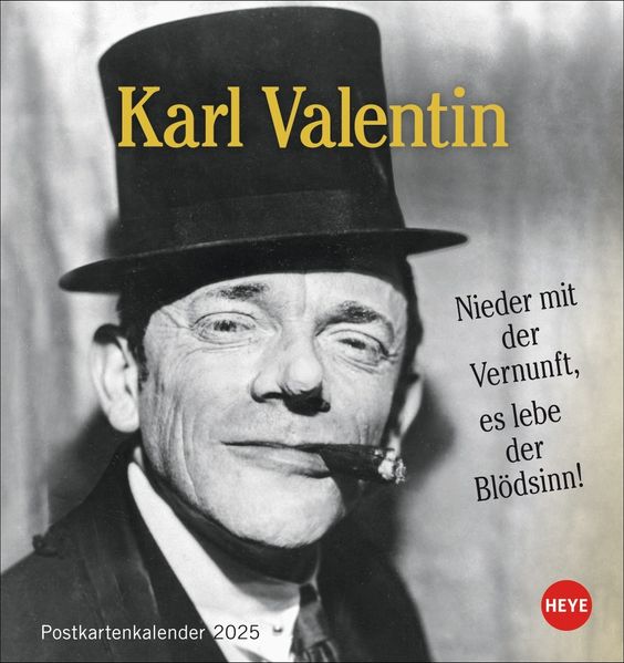 Cover von Karl Valentin Postkartenkalender 2025