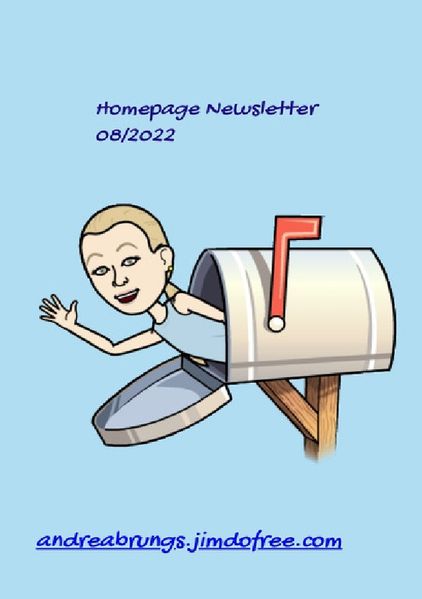 Cover von andreabrungs.jimdofree.com Newsletter 2022/Newsletter 08/2022