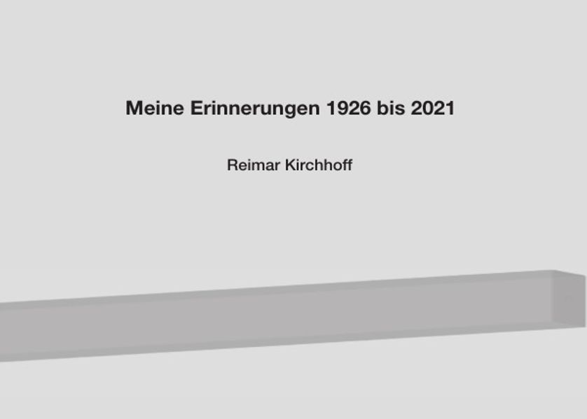 Cover von Meine Erinnerungen 1926 bis 2021