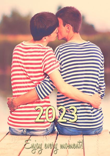 Cover von LGBT+ Taschenkalender 2023/LGBT+ Taschenkalender 2023 für Bücherwürmer