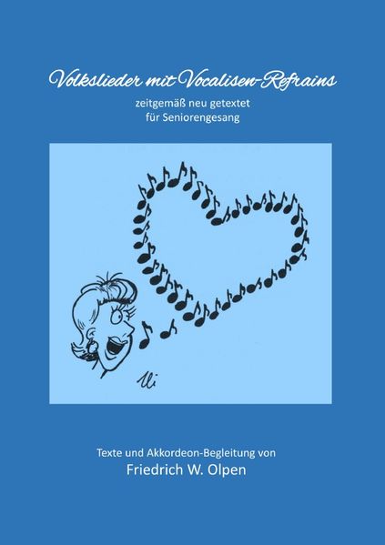 Cover von Volkslieder mit Vocalisen-Refrains