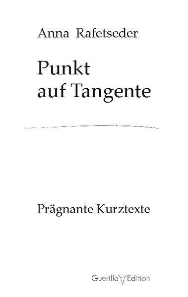 Cover von Punkt auf Tangente