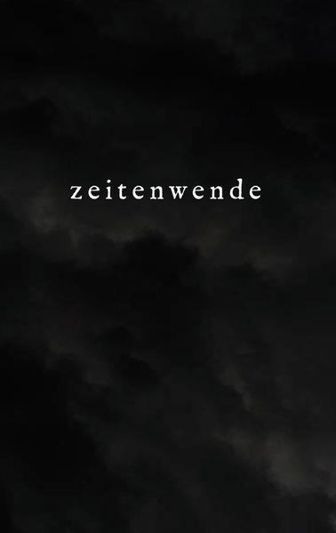 Cover von zeitenwende