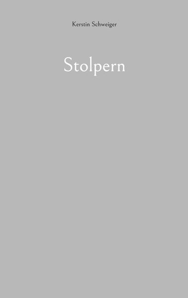 Cover von Stolpern