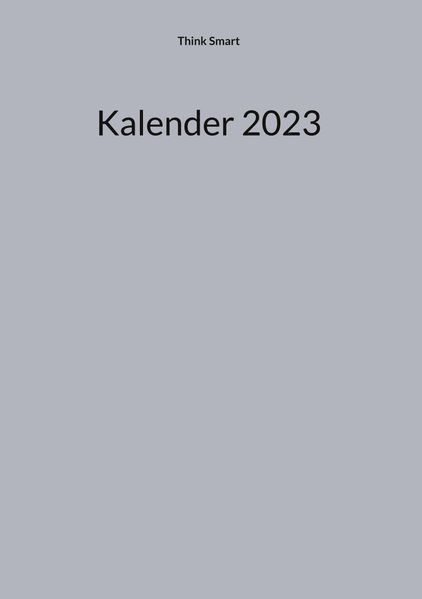 Cover von Kalender 2023