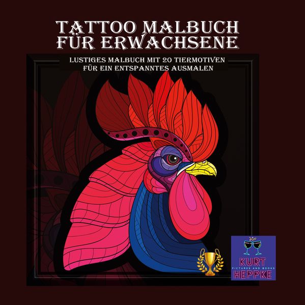 Cover von Tattoo Malbuch für Erwachsene