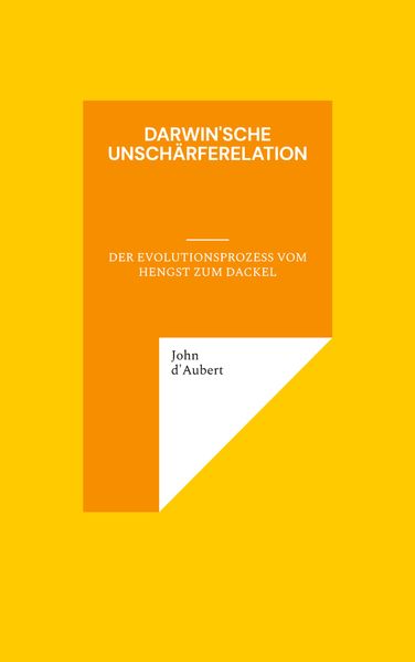 Cover von Darwin’sche Unschärferelation