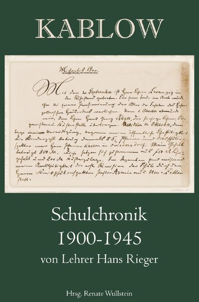 Cover von Kablow Schulchronik