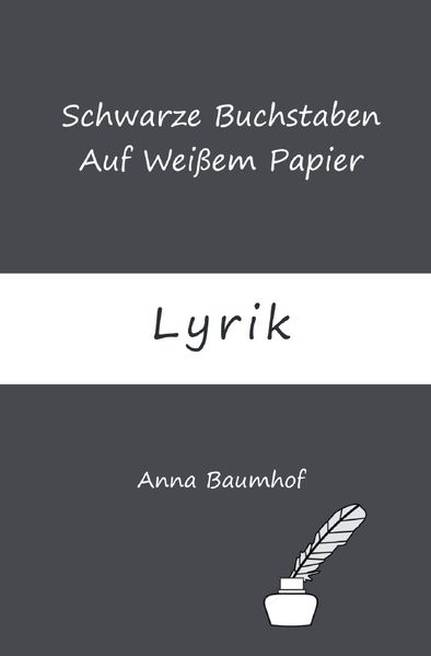 Cover von Schwarze Buchstaben Auf Weißem Papier