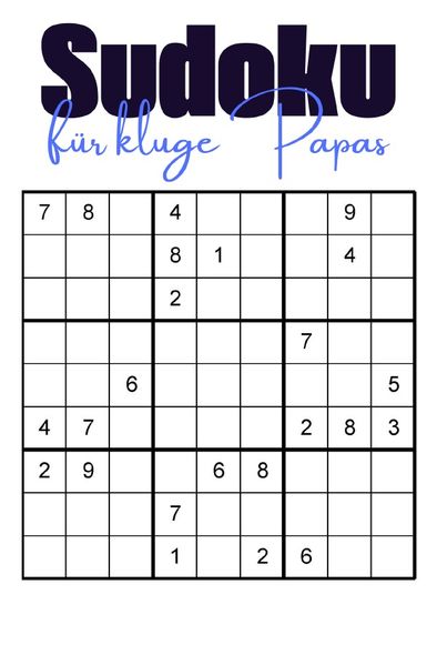 Cover von Sudoku für kluge Papas