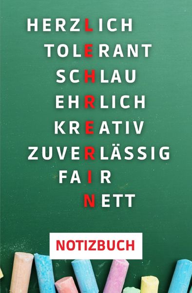 Cover von Lehrerin Notizbuch