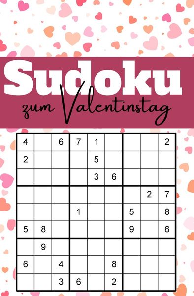 Cover von Sudoku zum Valentinstag