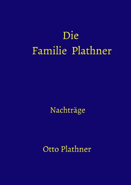 Cover von Die Familie Plathner II