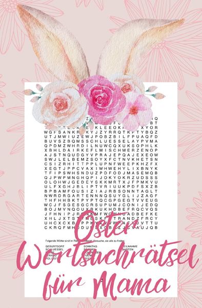 Cover von Oster Wortsuchrätsel für Mama