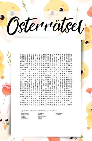 Cover von Osterrätsel