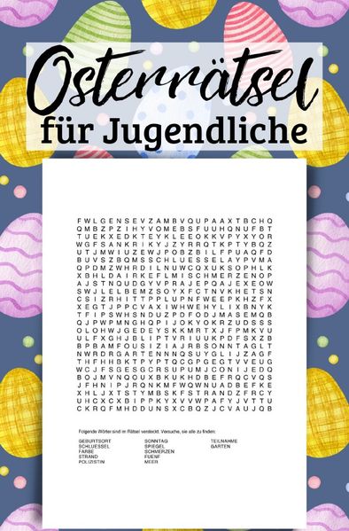 Cover von Osterrätsel für Jugendliche