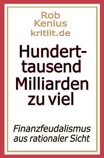Cover von Hunderttausend Milliarden zu viel