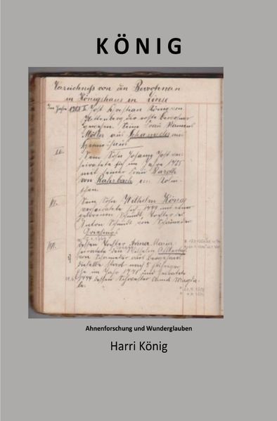 Cover von KÖNIG Ahnenforschung und Wunderglauben