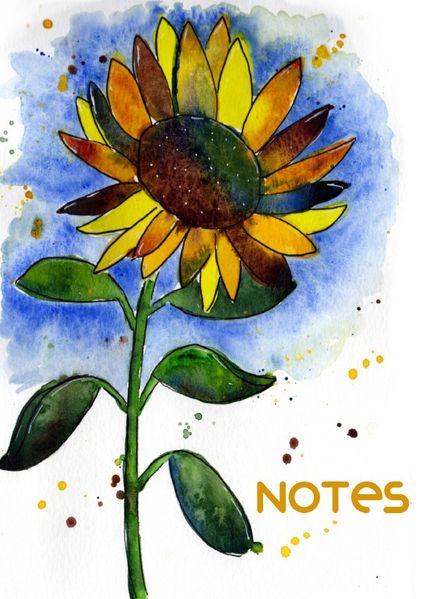 Cover von Notizbuch „Sonnenblume