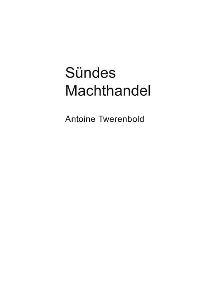 Cover von Sündes Machthandel
