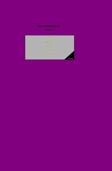 Cover von Nur entwirren/Nur entwirren 5